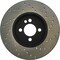 Centric Parts Sport Cross Drilled Brake Rotor, 128.34101R 128.34101R - alternate 5